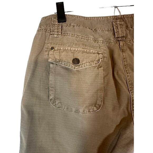 J. Crew Beige City Fit Broken-In Chino Capri Cropped Cotton Pants Women Sz 8 - Picture 8 of 11